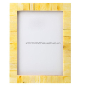 Customized Handcrafted Wooden Bone Inlay <b>Photo</b> <b>Frame</b> from India best Quality wall <b>frame</b> <b>mirror</b> for Home Decoration with Logo - Product Image 1