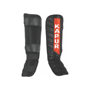 Protections de tibia pour l'entraînement aux arts martiaux avec protection du cou-de-pied, sangles réglables, équipement durable pour le kickboxing, le sparring et la compétition - Product Image 1