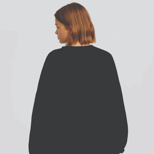 Sweat-shirt à capuche surdimensionné personnalisé avec logo pour femme, col rond, vêtement d'extérieur résistant pour l'hiver - Product Image 3