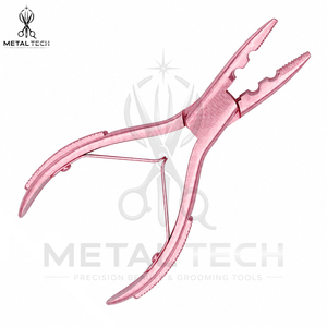 Pinzas Profesionales de Acero Inoxidable de 2 Orificios, Duraderas y Reutilizables, para Extensiones de Cabello, Herramienta de Instalación de Anillos Micro y Nano, Uso Comercial - Product Image 4