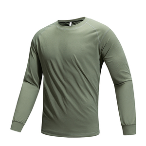 Camiseta de Compresión Deportiva Personalizada para Hombre, de Secado Rápido, Estilo Urbano, con Estampado Sólido, Estilo Casual, Impresión Serigráfica - Product Image 1