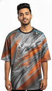 Camiseta Sublimada Extra Grande para Hombre, Estilo Urbano, Casual, Holgada - Product Image 3