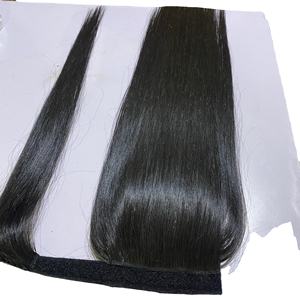 Extensions lisses naturelles 100% cheveux humains vierges, cuticules alignées, pointes plates, extensions à ruban adhésif, prix de gros - Product Image 1