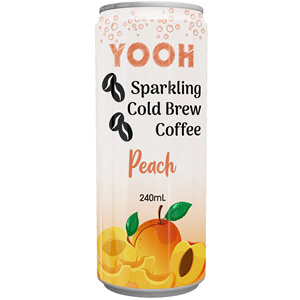 Jus pétillant d'abricot YOOH 320ml, boisson fruitée gazeuse en conserve - Product Image 5