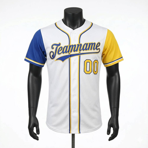 Maillot de baseball de qualité supérieure fabriqué au Pakistan, 100% polyester, manches courtes, respirant, séchage rapide, unisexe, adulte - Product Image 1