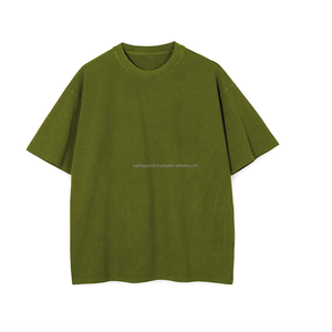 เสื้อยืดโอเวอร์ไซส์ทรงหลวม แขนสั้น ผ้าฝ้าย 100% ระบายอากาศได้ดี สำหรับฤดูร้อน น้ำหนัก 220 กรัม เหมาะสำหรับผู้ชาย สวมใส่สบายๆ - Product Image 3