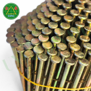 Clavos en rollo galvanizados de 3" x 0.120, 4500 unidades, 15 grados, con vástago liso/roscado, listos para usar en obra, para fabricación de palets y pistola neumática - Product Image 2