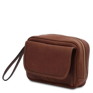 Sac de poignet en cuir de luxe pour homme, design personnalisé, haute qualité, très vendu, en cuir de vache véritable durable - Product Image 2