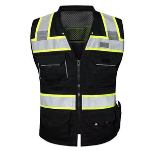 Fournisseur en gros de vêtements de travail antistatiques en maille fluorescente en polyester certifiés CE, gilets en stock fabriqués au Pakistan. - Product Image 4