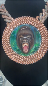 Collier pendentif personnalisé en moissanite plaqué or 18 carats, style hip-hop, argenté, le plus vendu, idéal pour les occasions festives - Product Image 2