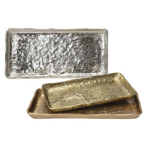 Bandeja Decorativa Rectangular de Metal con Diseño de Uvas de Arthur Court Designs, Plato de Aleación de Aluminio con Motivo de Vid en un Precio Accesible - Product Image 6