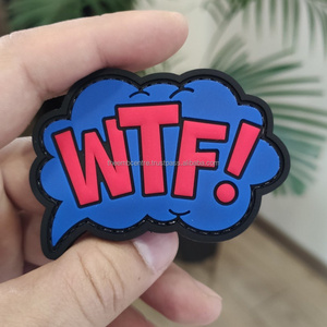 Nouveaux patchs en caoutchouc de transfert de chaleur personnalisés à la mode Badges en PVC Étiquettes Toile imprimée Dentelle Style à coudre Tissu sergé fiable - Product Image 2