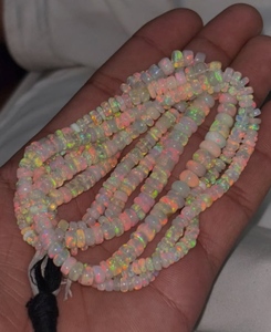 TOP Quality Natural Ethiopian <b>Opal</b> Beads Rondelle,6mm-10mm Sunstone Gemstones Loose Gemstone, At wholesale Price Available - Product Image 3