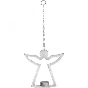 ที่แขวนเทียนโลหะสีขาวพร้อมดีไซน์ตัดด้วยเลเซอร์สำหรับตกแต่งบ้าน ที่แขวนเทียนหอม - Product Image 4
