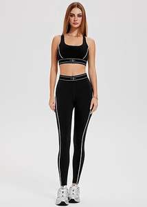 Conjuntos Deportivos de 2 Piezas para Mujer, Leggings de Cintura Alta con Sujetador Deportivo de Alto Impacto, Conjuntos de Yoga - Product Image 3