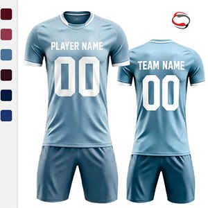 Fábrica de Camisetas de Fútbol Personalizadas, Uniforme de Fútbol para Hombre, Impresión por Transferencia de Calor, Spandex/Poliéster Transpirable, Cuello Redondo sin Mangas - Product Image 6