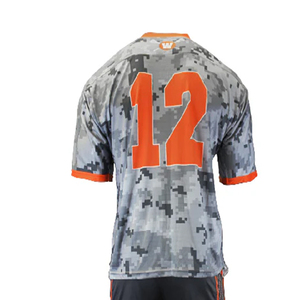 เสื้อทีมลาครอสแบบสั่งทำใหม่ ชุดกีฬา MOQ ต่ำ รับพิมพ์ลายแบบ Sublimation บริการ OEM คุณภาพสูง โพลีเอสเตอร์ 100% - Product Image 6