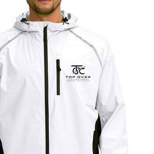 Veste de pluie pour homme, prix bas, best-seller, imperméable, coupe-vent, respirante, streetwear, avec fermeture éclair sur le devant - Product Image 4