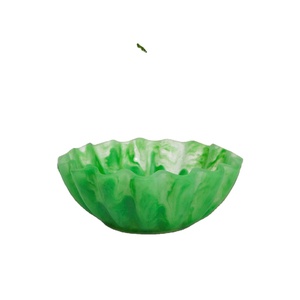 Elegante tazón de resina hecho a mano para servir, diseño artístico de epoxi para el hogar moderno y la sala de estar - Product Image 6