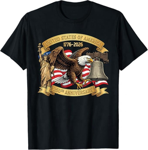 เสื้อถักลายกราฟิกฉลองครบรอบ 250 ปี พร้อมส่ง สำหรับผู้ชาย น้ำหนัก 180 กรัม ผ้าฝ้าย 100% เป็นมิตรกับสิ่งแวดล้อม ระบายอากาศได้ดี สไตล์วินเทจ ลายธงชาติอเมริกา - Product Image 2