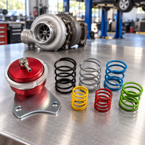 RY TURBO Nuevo Turbo de Aluminio Rojo con Válvula de Descarga Externa para Kit de Control para Distribuidores de Autopartes - Product Image 1