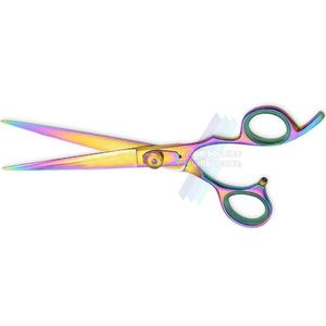 Ciseaux de coupe de cheveux de coiffeur professionnel de haute qualité cisaillement Multi couleurs 6.5 pouces ciseaux de coiffeur pour ciseaux de coiffeur de Salon - Product Image 4