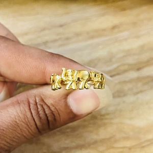 Hot Selling <b>Elephant</b> Ring Boho Brass Ring For Women 18k Gold Plated Dainty Animal Jewelry Lucky <b>elephant</b> Ring Wholesale/OEM/ODM - Product Image 6