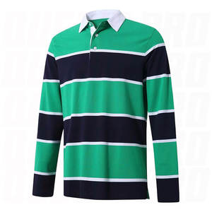 Maillots de rugby personnalisés 2026 à manches longues pour équipes, col rabattu, tissu respirant, grandes tailles, pour hommes - Product Image 6