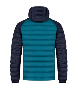 Men's Shiny Cotton Filled Puffer <b>Padded</b> Coat Hooded Regular Lightweight Winter Thick Warm <b>Waterproof</b> Canvas Front Design <b>Jackets</b> - Product Image 6