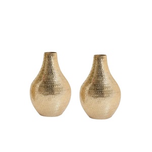 Jarrón Decorativo de Hierro Forjado en Forma de Gota, Moderno, Dorado, para Decoración Elegante del Hogar - Product Image 5