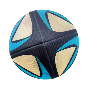 Ballon de rugby à forte adhérence pour les entraînements en extérieur et les écoles, ballon de rugby d'entraînement d'élite fabriqué au Pakistan - Product Image 4