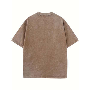 T-shirt surdimensionné en coton biologique certifié OEM 2026, matière écologique et durable, 100 % coton respirant - Product Image 5