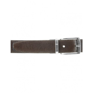 Cinturón de Cuero Encerado Resistente al Agua para Hombre, Diseño Clásico Liso, Correa de Cintura Resistente y Duradera, Accesorio - Product Image 2