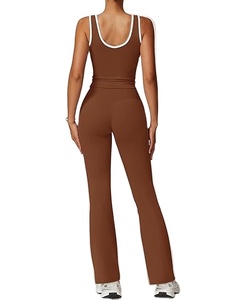 Conjuntos de Yoga para Mujer, Conjuntos Deportivos de 2 Piezas - Conjuntos de Yoga sin Costuras con Lavado Ácido, Shorts y Top Corto a Juego, Conjunto de Ropa Deportiva para Gimnasio - Product Image 2