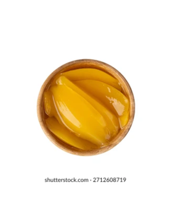 Mangues en conserve d'origine vietnamienne, coupées en dés, dans un sirop épais, pour la pâtisserie - Product Image 3