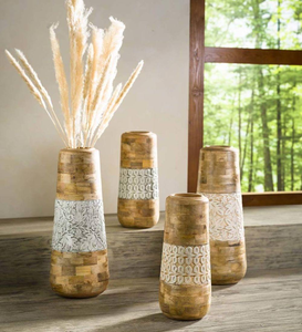 Flor Decorativa Hecha a Mano de Madera de Alta Calidad, Acabado Natural, Diseño Clásico para Bodas, Cumpleaños, Día de la Madre y Fiestas - Product Image 3