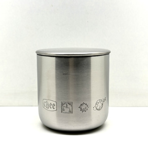 Stainless Steel Unique <b>Empty</b> Candle <b>Jars</b> 13.5 OZ Lid Brushed Finish & Custom Logo Handmade Luxury Metal Candle Holder With Lids - Product Image 5