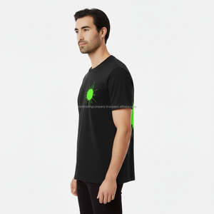 เสื้อยืดคอตตอนแท้ 100% ขายส่งจำนวนมาก สกรีนโลโก้ได้ เสื้อยืดเปล่าสีพื้นสำหรับผู้ชาย คุณภาพสูง 180gsm ผู้ผลิตโดยตรงจากโรงงานเสื้อยืดคอตตอน - Product Image 3