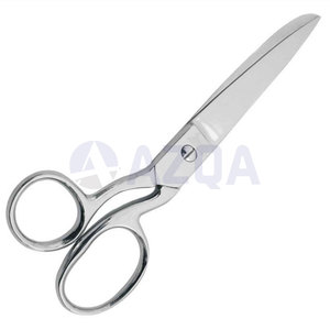 Heavy Duty Stainless Steel Multipurpose <b>Scissors</b> with Blue Coated Handle for Sewing Tailoring <b>Dress</b> <b>Making</b> and Fabric Cutting - Product Image 3