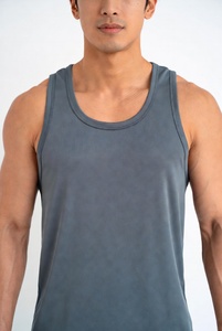 Fitness Wear Men Tank Top for Sale / Breathable and Comfortable Fit Men Cheapest Price Tank Top With OEM Service - Product Image 6