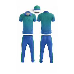 Custom Design <b>Cricket</b> Uniform Sublimation Printed | Men Women Youth <b>Cricket</b> Wears Polo Shirt and Trouser Full Team Outfit - Product Image 1