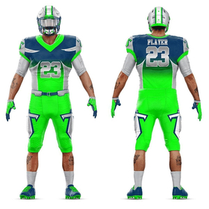 High Quality Custom Team Name American Football Jerseys Front Letter Heat-Transfer Printed Quick Dry Unisex Adult Sportswear - Product Image 2