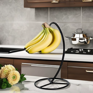 Most Selling Customizable Metal Banana Holder Rectangle Shape Hanging Fruit <b>Stand</b> for Kitchen Storage - Product Image 4