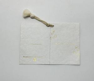 Etiquetas Colgantes Impresas en Papel de Algodón con Lámina, Etiquetas de Regalo con Logotipo Personalizado de Lujo, Etiquetas de Marca Premium, Suministro al por Mayor para Exportación - Product Image 3