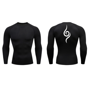 Camiseta Deportiva de Compresión de Manga Corta para Hombre, de Secado Rápido, Tejida, 100% Algodón, para Gimnasio, Entrenamiento, Running, Camiseta Interior - Product Image 6