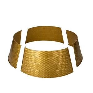 Snow Flakes Etching Design Christmas Tree <b>Collar</b> In <b>Metal</b> For Home Livingroom Festival Decorative Use Tree <b>Collar</b> Stand - Product Image 2