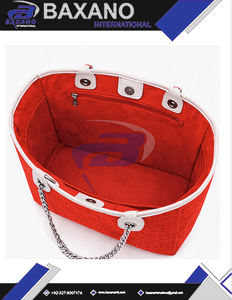 Delta |   Sigma |   Bolsa de Lona Roja Abierta y Resistente de la Hermandad Theta, con Correa de Cadena, Gran Capacidad, Alta Calidad, Bolsa de Moda DST - Product Image 6