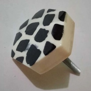 Nouvelle poignée de porte moderne en résine, bois et laiton 2026 pour chambre, cuisine, salon, hôtel et école - Product Image 5