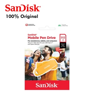 Unidad de Disco para Teléfono de 512 GB, USB Tipo C, Tipo A, USB3.2, Amarillo Narciso, SDDDC6-512G-G46YD - Product Image 3