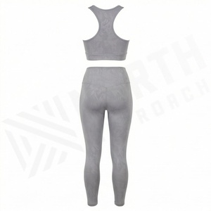 Ensemble de yoga pour femmes de haute qualité, design unique, vêtements de sport et d'entraînement, tenues de fitness, vente directe usine - Product Image 2